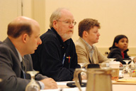 Foto de una reunión de trabajo.