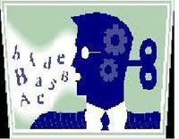 Un hombre que arroja caracteres y números por la boca.