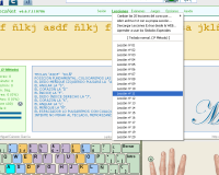 Imagen donde se describe como se selecciona una lección del método 3. 